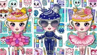 She Became a QUEEN 👑 Ballerina Cappuccina Learn Makeup with Paper Doll | Remi DIY