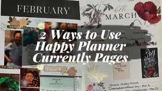 Ways to use the Happy Planner Currently Page