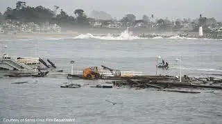 Swept into the ocean...  (Santa Cruz Wharf collapse // Dec. 23, 2024)