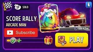 Score rally arcade man 3175 solo challenge match masters 