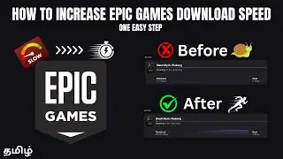 How To INCREASE Epic Games Launcher Download Speed (Latest)