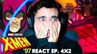 THE DEATH OF MAGNETO 😭 X-MEN VS APOCALYPSE!!! X-Men '97 Season 2 EP. 4 React