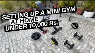 Home Gym Setup, Under Rs.10,000! | Bench | Dumbbells | Barbell | Plates | Pull Up Bar | Cheap Buy🤩