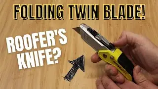 ЛУЧШИЙ НОЖ КРОВЕЛЯ? - Складной универсальный нож STANLEY TWIN BLADE (#FMHT10502) - ОБЗОР
