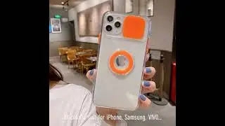 Camera lens protection phone case