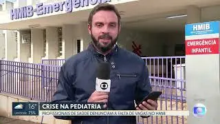 EMERGÊNCIA DE SAÚDE NO HMIB - REPORTAGEM BOM DIA DF - CREFITO 11