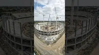 ASMR Amazing Modern Stadium Time Lapse #football #soccer #stadium #timelapse