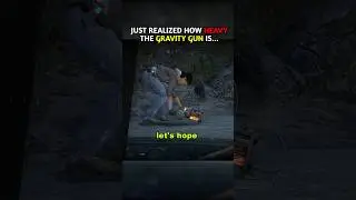 Just Realized How Heavy The Gravity Gun Is #shorts #halflife2