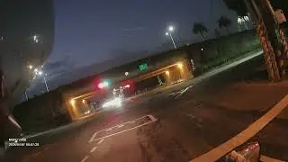 屏東市大溪路機車未二段式待轉直街左轉建國路上高屏大橋。