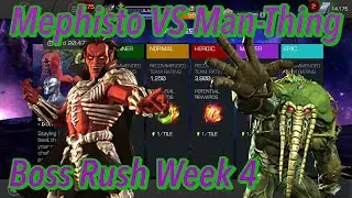 Mephisto VS Boss Rush Man-Thing - Marvel Contest of Champions