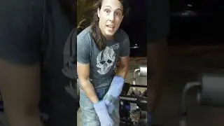 Testando o escapamento super poderoso caseiro do gerador #shorts
