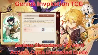 Genius Invokation TCG  Serious Showdown VS Venti Action Card Unneeded Guide【Genshin Impact】