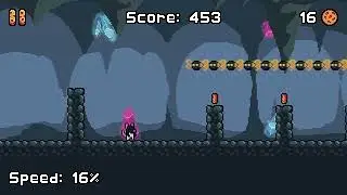Cheese - hungry rat runs through a huge cave | Rat Run gameplay