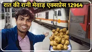 mewar express train journey in general coach 12964 | Chittorgarh to mathura train travel vlog