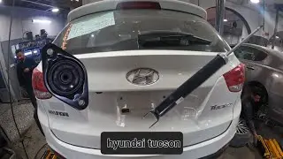 Reemplazo de amortiguador trasero y soporte de puntal hyundai tucson
