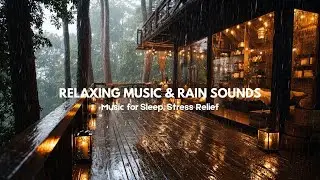 Relaxing Piano Night Music 🌧️ Rain Sounds for Insomnia
