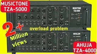 MUSICTONE TZA-5000 | AHUJA TZA-4000 I Overload problem in amplifier