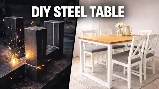How to Weld Your Own Dining Table Legs | Metalworking Project