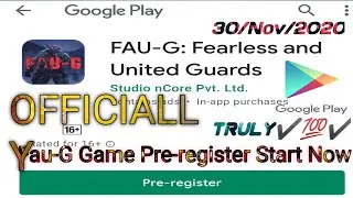 faug pre registration||faug pre registration in play store||faug pre registration kaise kare||FAU-G