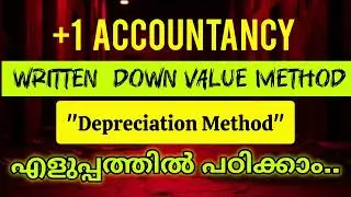 Written Down Value Method/Diminishing Balance Method#depreciation #methods#eccommerce#plusone#a/c
