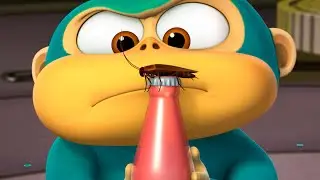 Alien Monkeys 👽 Blacksmith in the wood | Fun Space Cartoon for Kids | WOW CLUB