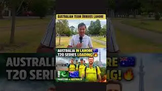 Australia in Lahore  #australia #cricketaustralia #PAKvAUS #Lahore #hamzaijaz