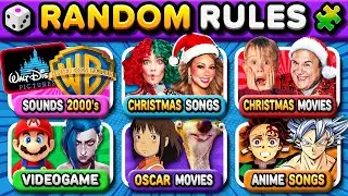 SAVE ONE SONG: Random Rules🔥CHRISTMAS EDITION | Music Quiz