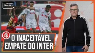 Conformado, Inter s&oacute; empata com o pior time do Campeonato!