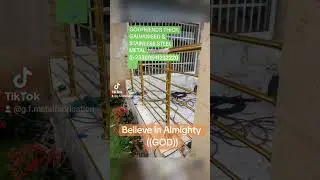 Stainless steel and galvanised metal balustrade design fabrication... #modernbaluster