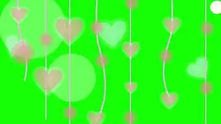 Heart Flying Green Screen Overlay Effect For Whatsapp Status Video 4K UHD