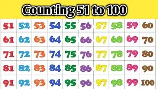 Counting 51 to 100 l Learn Counting 51 to 100 l Numbers l Numbers Counting l Number Names Spelling l