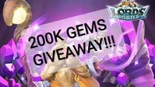 Monthly Gem Giveaway #1 - July 2022 #lordsmobile