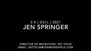 Jen Springer | 5'4 | DS/L | 2021