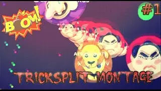 Agar.io | BEST TRICKSPLIT MONTAGE 2016 #1