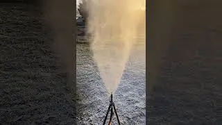 Backyard Snowmaking Machine #shorts