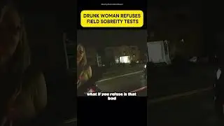Officer Tries Everything But She Won't Cooperate #police #traffic #caught