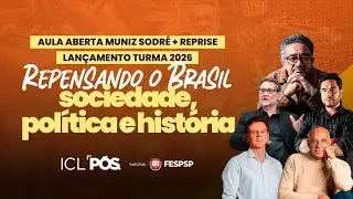 AULA ABERTA COM MUNIZ SODRÉ + REPRISE LANÇAMENTO TURMA 2026 PÓS ICL & FESPSP - 26/12 às 10h