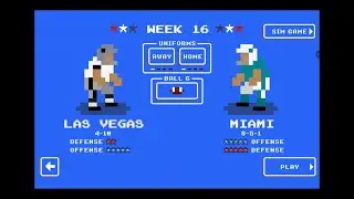 Miami vs Las Vegas | Retro Bowl Extreme Difficulty Win | Doss Clutch Plays & Clean Game