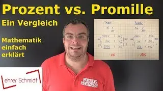 Prozent und Promille - Ein Vergleich | Mathematik einfach erkl&auml;rt! | Lehrerschmidt
