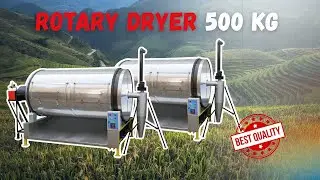 A Must-Have! 500kg LPG Rotary Dryer, a Fast and Versatile Dryer