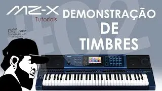 Demonstração de Timbres  (Inclusive Órgãos Drawbar) | Tudo Sobre O Casio MZ-X500