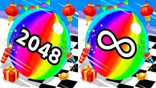 Ball Run 2048 VS Ball Run 2048 Infinity  - All Levels Gameplay Android iOS Ep 3