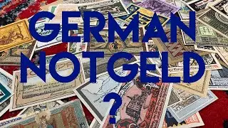 WWI German Notgeld Emergency Currency from The 1920&rsquo;s. #shorts