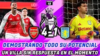 ARSENAL 4-1 ASTON VILLA: EL ARSENAL SE COME AL ASTON VILLA EN UNA SEGUNDA PARTE DE CAMPEÓN