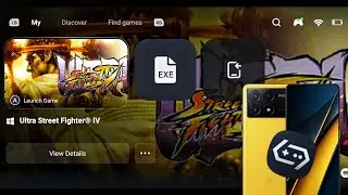 Ultra Street Fighter 4 no game hub teste no POCO X6 PRO.