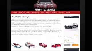 Autobett-vergleich.de | Autobetten f&uuml;r jungs