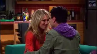 The Big Bang Theory - Leonard and Penny - Peppermint Schnapps Kissing