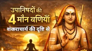 उपनिषदों की चार मौन वाणियाँ — शंकराचार्य की अद्वैत दृष्टि। #trending #motivation #उपनिषद् #मौन 