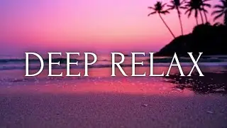 Tropical Sunset Beach for Deep Sleep 🌴 | Relaxing Ocean & Calm Musi