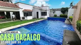 🏡 Casa OACALCO YAUTEPEC ‼️ Te está esperando ✅ A unos metros de la Caseta Oacalco - CDMX La Pera